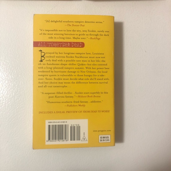 True Blood Charlaine Harris Sookie 3 Paperback Books Dead Dark, Dallas, Together - Picture 6 of 6